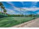Well-maintained tennis courts with chain link fence at 3521 Teeside Dr # 3521, New Port Richey, FL 34655