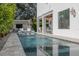 Luxury pool and spa with spacious patio and outdoor kitchen at 4306 W Barcelona St, Tampa, FL 33629