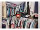 Large walk-in closet with ample shelving and hanging space at 4900 Brittany S Dr # 409, St Petersburg, FL 33715
