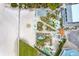 Aerial view of beach and property at 501 180Th E Ave, Redington Shores, FL 33708