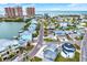 Aerial view showing home's location in a beachside community at 501 180Th E Ave, Redington Shores, FL 33708