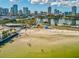 Scenic beach with city skyline in background at 615 Newton S Ave, St Petersburg, FL 33701