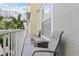 Private balcony with seating and view of surrounding buildings at 700 S Harbour Island Blvd # 226, Tampa, FL 33602