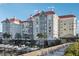 Luxury waterfront condo building with red tile roofs and boat slips at 700 S Harbour Island Blvd # 226, Tampa, FL 33602