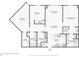 Two-bedroom, two-bathroom floor plan with open living space at 700 S Harbour Island Blvd # 226, Tampa, FL 33602