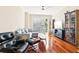 Spacious living area featuring hardwood floors and modern furnishings at 700 S Harbour Island Blvd # 226, Tampa, FL 33602