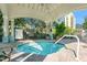 Community hot tub under a covered patio at 809 Normandy Trace Rd, Tampa, FL 33602