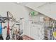 Convenient laundry room with washer, dryer, and bike storage at 809 Normandy Trace Rd, Tampa, FL 33602