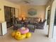 Inviting patio with comfortable seating, perfect for relaxing and enjoying the outdoors at 943 Columbia Ter, Port Charlotte, FL 33948