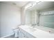 Bathroom with a shower, toilet and vanity at 10157 Bessemer Pond Ct, Riverview, FL 33578