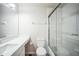 Bathroom with a shower/tub combo, toilet, and vanity at 10157 Bessemer Pond Ct, Riverview, FL 33578