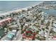 Aerial view showing the property's location by the beach at 13225 2Nd E St, Madeira Beach, FL 33708