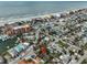 Aerial view showing house location near the water at 13225 2Nd E St, Madeira Beach, FL 33708