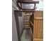 Rustic outdoor shower with wooden walls at 13225 2Nd E St, Madeira Beach, FL 33708