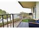 Private balcony overlooking the water with seating at 1515 Pinellas Bayway S # 70, Tierra Verde, FL 33715