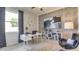 Home office with built-in shelving and large workspace at 3548 Thistle Bank Ct, Plant City, FL 33565