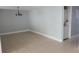 Bright dining area with tile flooring and neutral walls at 4745 Puritan Cir # 4745, Tampa, FL 33617