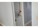 Stackable washer and dryer in a dedicated closet at 4745 Puritan Cir # 4745, Tampa, FL 33617