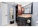 Bathroom with vanity, mirror and toilet at 4900 Brittany S Dr # 1512, St Petersburg, FL 33715