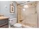 Bathroom with walk-in shower and single vanity at 4900 Brittany S Dr # 1512, St Petersburg, FL 33715
