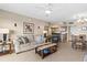 Open living space with kitchen, dining, and living areas at 4900 Brittany S Dr # 1512, St Petersburg, FL 33715