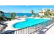 Resort-style pool with scenic waterfront views at 4900 Brittany S Dr # 1512, St Petersburg, FL 33715