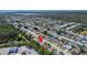 Aerial view showing home's location in residential neighborhood at 6220 Westport Dr, Port Richey, FL 34668