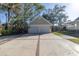 Detached two-car garage with a paved driveway at 7172 Dr Martin Luther King Jr S St, St Petersburg, FL 33705
