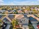 Two-story house aerial view, neighborhood in background at 8506 Hunters Fork Loop, Ruskin, FL 33573