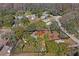 Aerial view of property showing lot size and location at 8537 Cameo Dr, New Port Richey, FL 34654