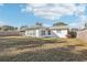 Spacious backyard with grassy area and home view at 10904 90Th Ter, Seminole, FL 33772