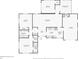 One-story house floor plan showing bedrooms, kitchen, and living room at 10904 90Th Ter, Seminole, FL 33772