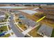 Aerial view of a house and surrounding neighborhood at 11307 Linden Depot Rd, San Antonio, FL 33576