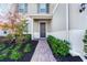 Attractive front door with a walkway leading to the home entrance at 11514 Brighton Knoll Loop, Riverview, FL 33579