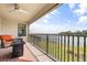 Relaxing screened balcony overlooking lake at 12854 Boggy Creek Dr, Riverview, FL 33579