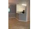 Kitchen features granite countertops and white cabinets at 18001 Richmond Place Dr # 125, Tampa, FL 33647