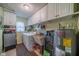 Laundry room with washer, dryer, and storage at 2035 Hampstead Cir # 275, Sun City Center, FL 33573