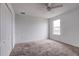 Bright bedroom with ceiling fan and large closet at 2420 Allegheny Valley St, Ruskin, FL 33570