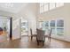 Sunlit dining area with view of backyard and pool at 2781 Westchester Dr S, Clearwater, FL 33761
