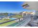 Balcony with patio furniture and water views at 2795 Kipps Colony S Dr # 305, St Petersburg, FL 33707
