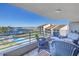 Balcony features seating and water views at 2795 Kipps Colony S Dr # 305, St Petersburg, FL 33707