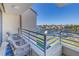 Relaxing balcony overlooking waterfront and pool at 2795 Kipps Colony S Dr # 305, St Petersburg, FL 33707