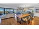 Elegant dining area with modern light fixture at 2795 Kipps Colony S Dr # 305, St Petersburg, FL 33707