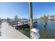Community boat dock providing convenient boat parking at 2795 Kipps Colony S Dr # 305, St Petersburg, FL 33707