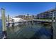 Private boat dock with water access and boat slip at 2795 Kipps Colony S Dr # 305, St Petersburg, FL 33707