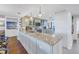 Modern kitchen with granite island and stainless steel appliances at 2795 Kipps Colony S Dr # 305, St Petersburg, FL 33707