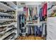 Spacious walk-in closet with ample shelving and hanging space for clothes and shoes at 2795 Kipps Colony S Dr # 305, St Petersburg, FL 33707