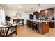Modern kitchen featuring granite countertops and ample cabinetry at 3116 Winchester Dr, Dunedin, FL 34698