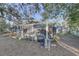 Backyard with screened pool and equipment at 4918 Woodland Dr, St Petersburg, FL 33708