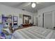 Spacious bedroom with a queen bed and plenty of storage at 4918 Woodland Dr, St Petersburg, FL 33708